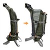 PELLOR Fly Fishing Vest with Backpack, Fishing Chest Pack Fishing