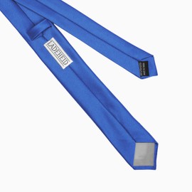 Ladeheid Classic Men's Tie, Matt, Perfect for Office & Festivities, Various Colours - Ideal for Business Meetings, Weddings, Size 150 cm x 6 cm TMM-6, blue