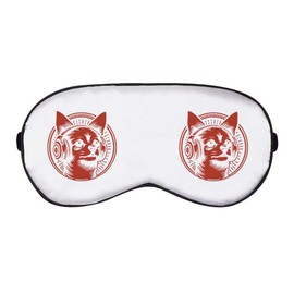 'Chihuahua Wearing Headphones' Sleep/Travel Eye Mask (EY00022410)