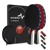 ZTTENLLY Ping Pong Paddle with Carbon Technology | Performance-Series,7-ply Finest