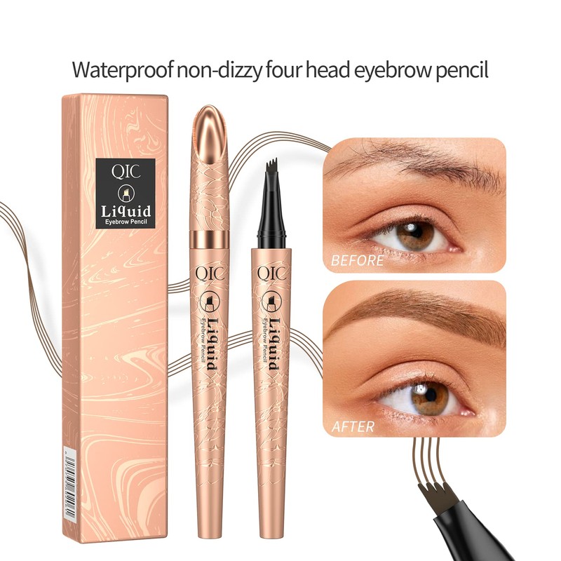 ObiPosay Waterproof Gray Eyebrow Microblading Pen - Four Point Brow