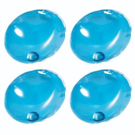 eBuyGB Pack of 4 Reusable Instant Gel Hand Warmer (Blue Oval)