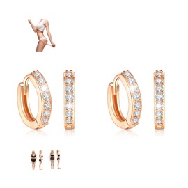 Lymphatic Earrings for Women on Prime Lymph Activity Acupressure Earrings Lymph Detox Drainage Earrings Trendy Hollow Hoop Earrings Germanium Earrings for Birthday Gifts