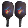 Pickleball Set 2 Rackets 4 Balls 1 Racket Bag Glass