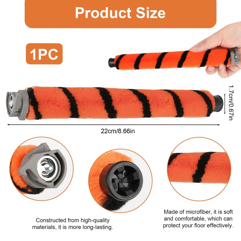 QarulG Main Roller Brush Replacement Parts for Shark NZ801UK Anti