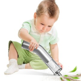 HXBOAUVS Handheld Vacuum Cordless, Car Vacuum Portable Cordless, 4 in 1 Air Duster and Vacuum Cleaner for Car, Home, Pet, Office, with Multi-Nozzles and Washable Filter, Lightweight & Rechargeable