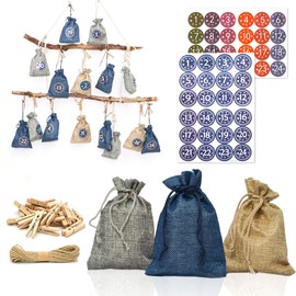 DuneDesign, The Perfect Advent Calendar For Filling – 24 Gift Bags – Complete Craft Set