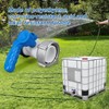 UMETASS IBC Tote Valve, 2.95" Coarse Thread IBC Tote Adapter,