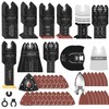 LEILUO 116 Pcs Multitool Blade Kits Cutting and Sandpaper Oscillating