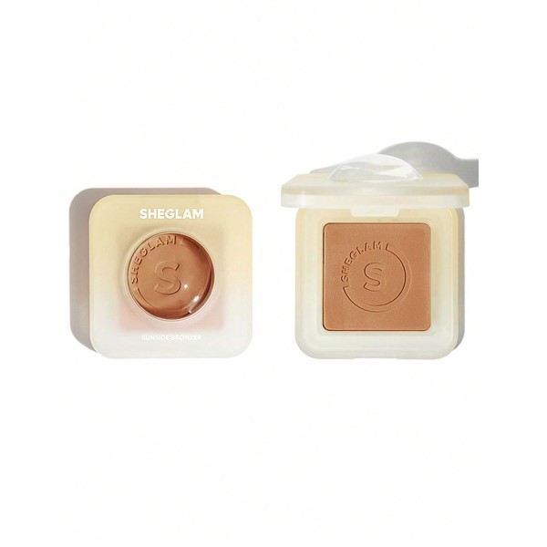 SHEGLAM Sunside Bronzer Powder Contour Long Wear Evenly Pigmented Neutral