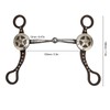 Hand Carved Antique Bronze Bit, Professional Stainless Steel Snaffle for