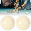 Billards Ball, Snooker Pool Ball, 2Pcs White Billiard Balls for
