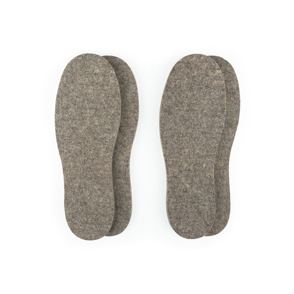 The Felt Store Insole - Adult Style 1327, Gray