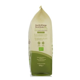 La Veronese | Fiocchi di Sorgo Decorticato Biologico, Senza Glutine, Fonte di Fibre, Senza Sale Aggiunto, Ridotto Contenuto di Grassi, 500g