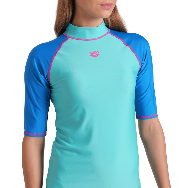 ARENA Maglia a Maniche Corte da Donna Graphic con Protezione