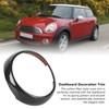 Car Dashboard Cover Edge Trim Decoration Ring Carbon Fibre Style