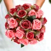 24 Pieces Artificial Rose Flowers Faux Silk Rose Flower with