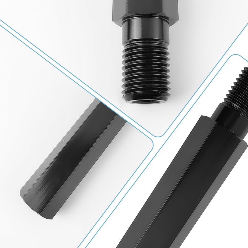 200 mm drill bit extension with 1 1/4 inch UNC