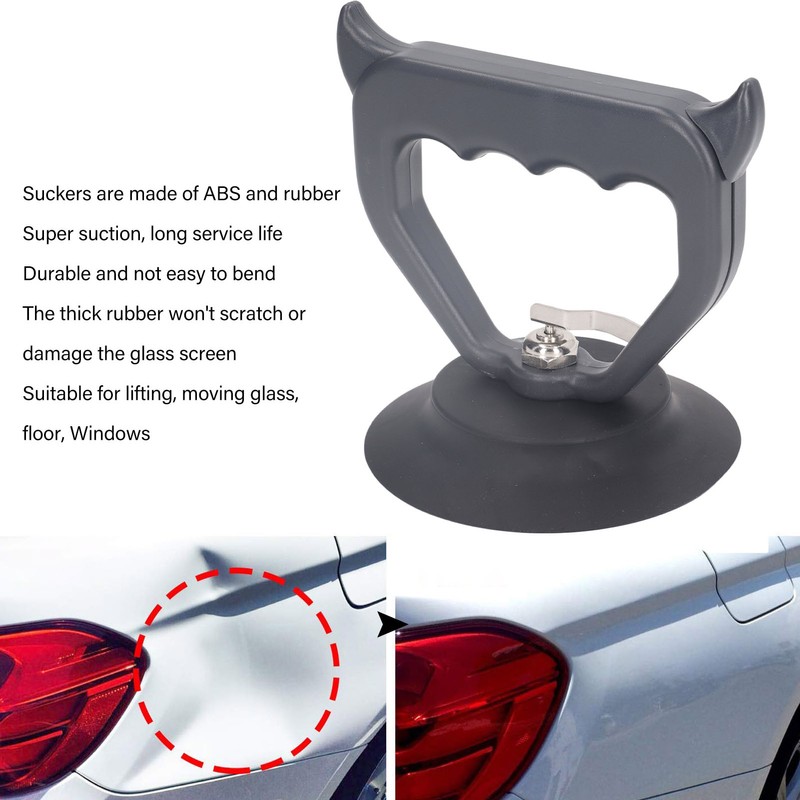 Auto Repair Suction Cup ABS Housing Rubber Black Strong Power