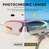 ROCKBROS Photochromic Sports Sunglasses Mens Cycling Glasses MTB Biking Sunglasses,