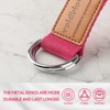 voidbiov D-Ring Buckle Yoga Strap 1.85 or 2.5M, Durable Cotton
