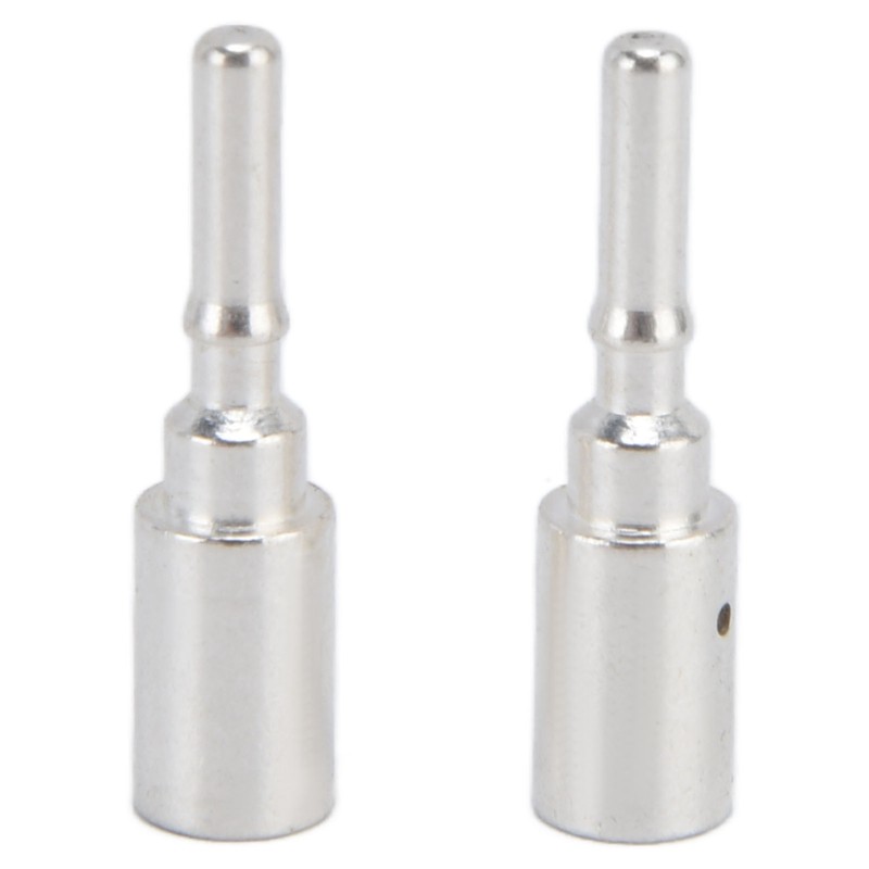 2 Pin Socket Square Flange Screw Mounting Power Connector Electric