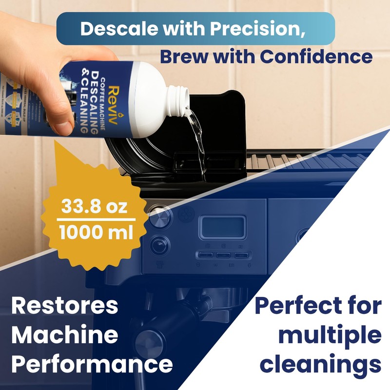 REVIV Descaling Solution for Coffee Machines – 33.8 fl oz