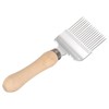 HARFINGTON Beekeeping Uncapping Fork, 17 Tin Needle with Wood Handle