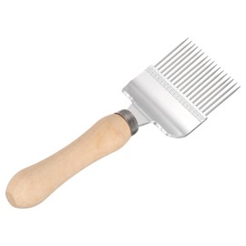 HARFINGTON Beekeeping Uncapping Fork, 17 Tin Needle with Wood Handle Beekeeping Tool