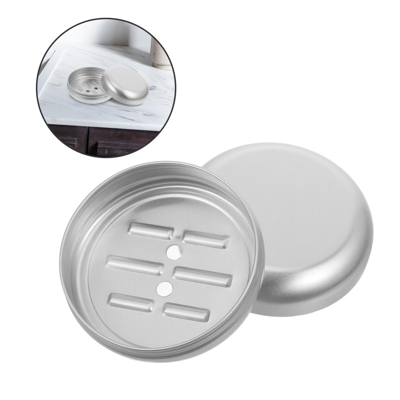 Zerodeko 2Pcs Leakproof Soap Travel Case Soap Holder with Lid