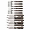 Tramontina, 12-Piece Carbon Steel Porterhouse Steak Knife and Fork Set