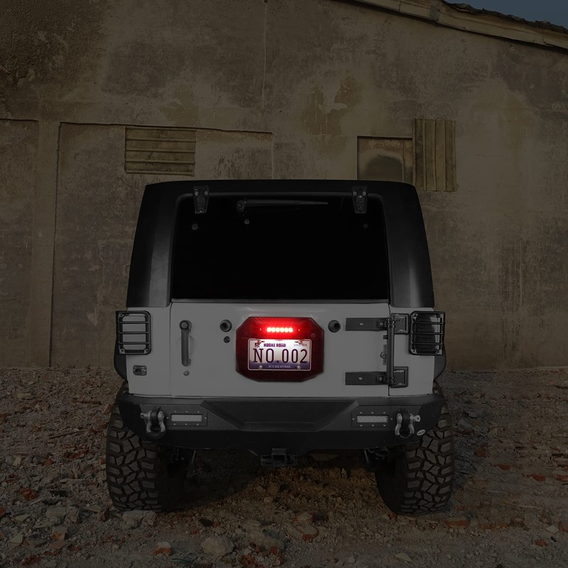 u-Box JK Spare Tire Delete License Plate Relocation Kit w/