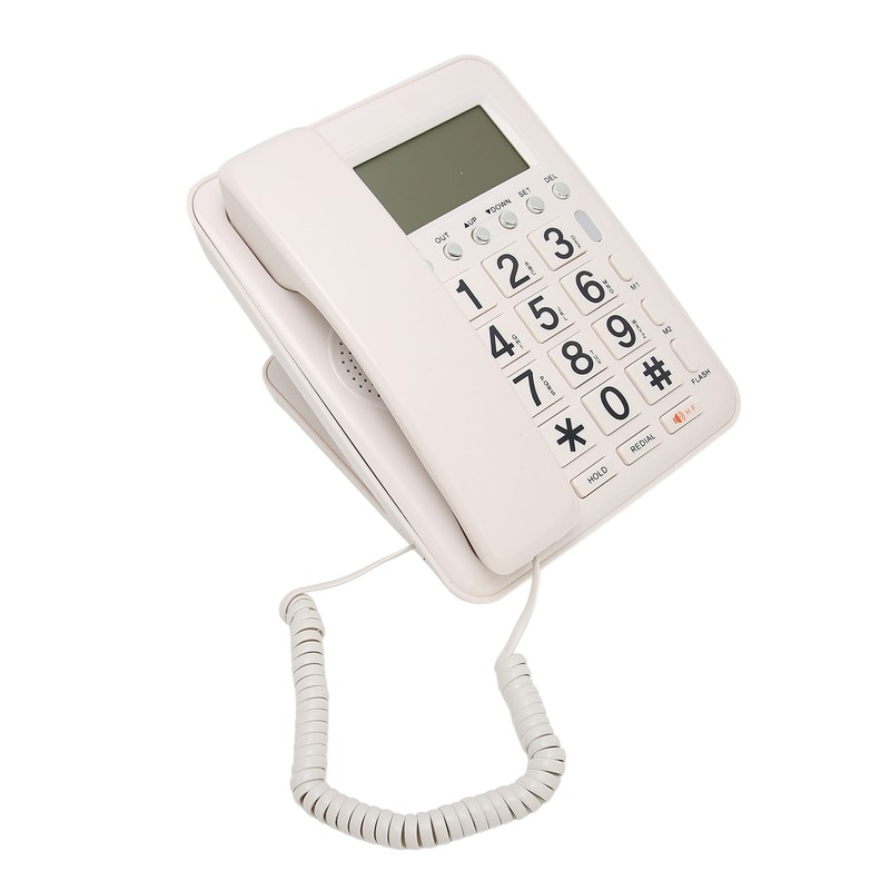 Desk Phone Caller ID Vertical Fixed Hands Free Calling Corded