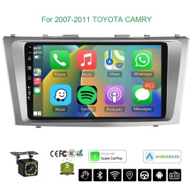 Podofo For Toyota Camry 2007-2011 Fit Apple Carplay Android 12 Car Stereo Radio GPS Nav