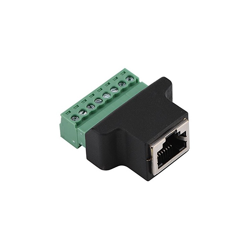 Sonew Terminal de Tornillo RJ45, Conector RJ45 Hembra de DVR