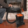 LIGO Ash Vacuum 1000W 15L,Double Filtration, with 3 Swivel Casters,Blowing