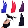 Artist Drawing Tablet Gloves Two Finger Graphics Painting Glove Free