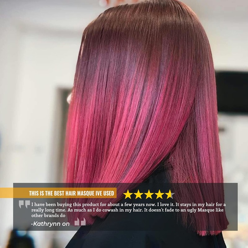 GKhair Red Red Bombshell Masque Hair 200 g Colouring Moisturising
