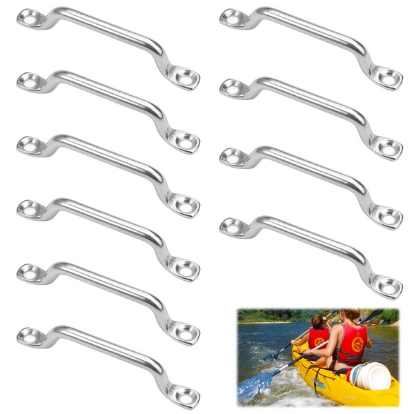 Pack of 10 Boat Top Pad Eye, Kayak Strap Ramps