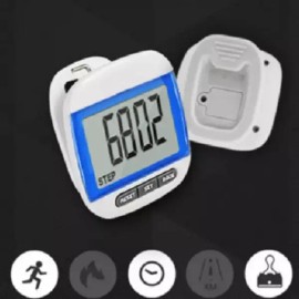 BIG 시계기능 BIG 측정 칼로리 정밀 PT 클립형 LCD 만보계 Pedometer with Clock Function, Calorie Measurement, Precise PT, Clip-on LCD [Blue]