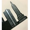 New York City Detailed Skyline Cake Stencil Side C1000 by