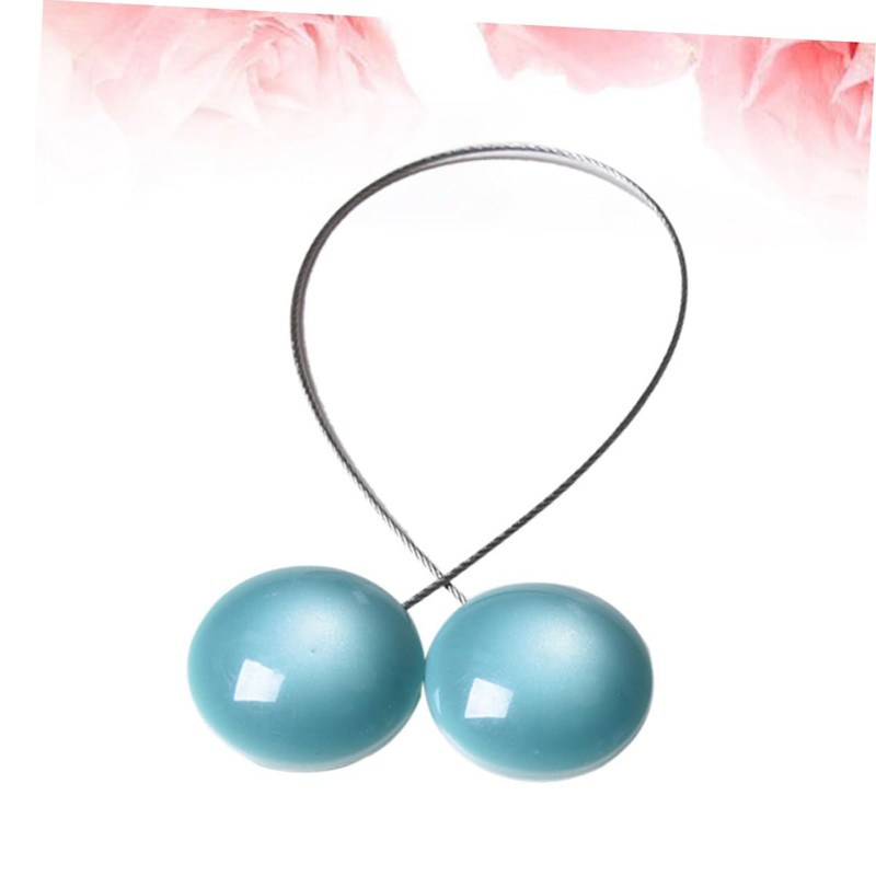CORHAD Opal Button Magnetic Curtain Tiebacks Steel Rope Holdbacks Magnets