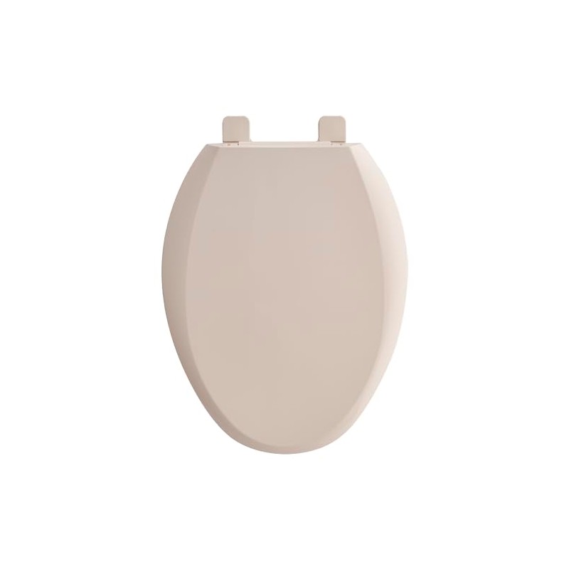 American Standard 5257A65MT.021 Cardiff Slow-Close Elongated Front Toilet Seat, Bone