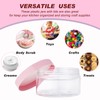 Dandat 72 Pcs 8 oz Plastic Jars with Lid and
