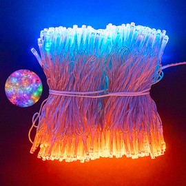 Decute 800 LED Christmas Lights 262ft Indoor Outdoor String Lights with 8 Lighting Modes, UL Certified Fairy Lights Plug in Twinkle Lights for Wedding Party Christmas Tree, Multi-Color
