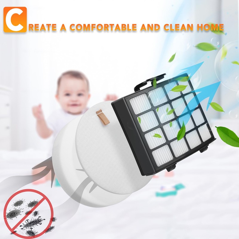 AZ2002 Filters Replacement for Shark Vertex Powered Lift-Away Upright Vacuum