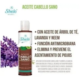 Aceite Cabello Sano Árbol Del Té Neem Y Canela Sheló 2piezas