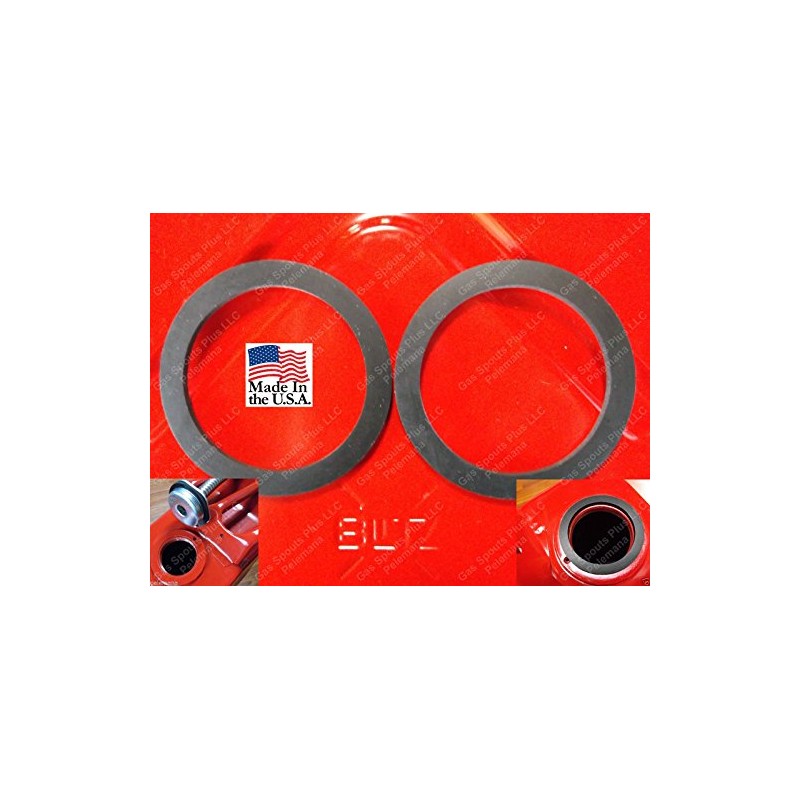 2 Jerry SPOUT Gasket Fuel Blitz Metal Gas Can Spout