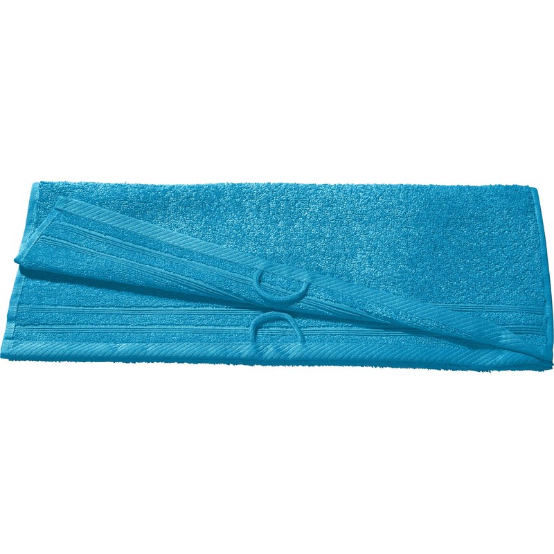 Erwin Müller Heidelberg Hand Towel, 100% Cotton, Turquoise, 50 x