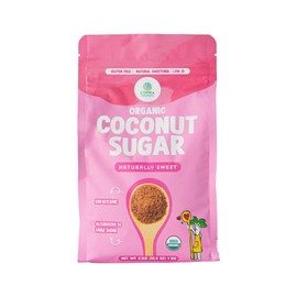 Copra Organic Coconut Sugar, Certified Organic, Natural Sweetener, Sugar Alternative, Unrefined Sugar, Low Glycemic, Vegan, Gluten-Free, Non-GMO (2.2 lbs or 35.2 oz)